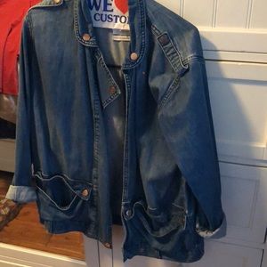 One teaspoon oversized denim jacket with pockets